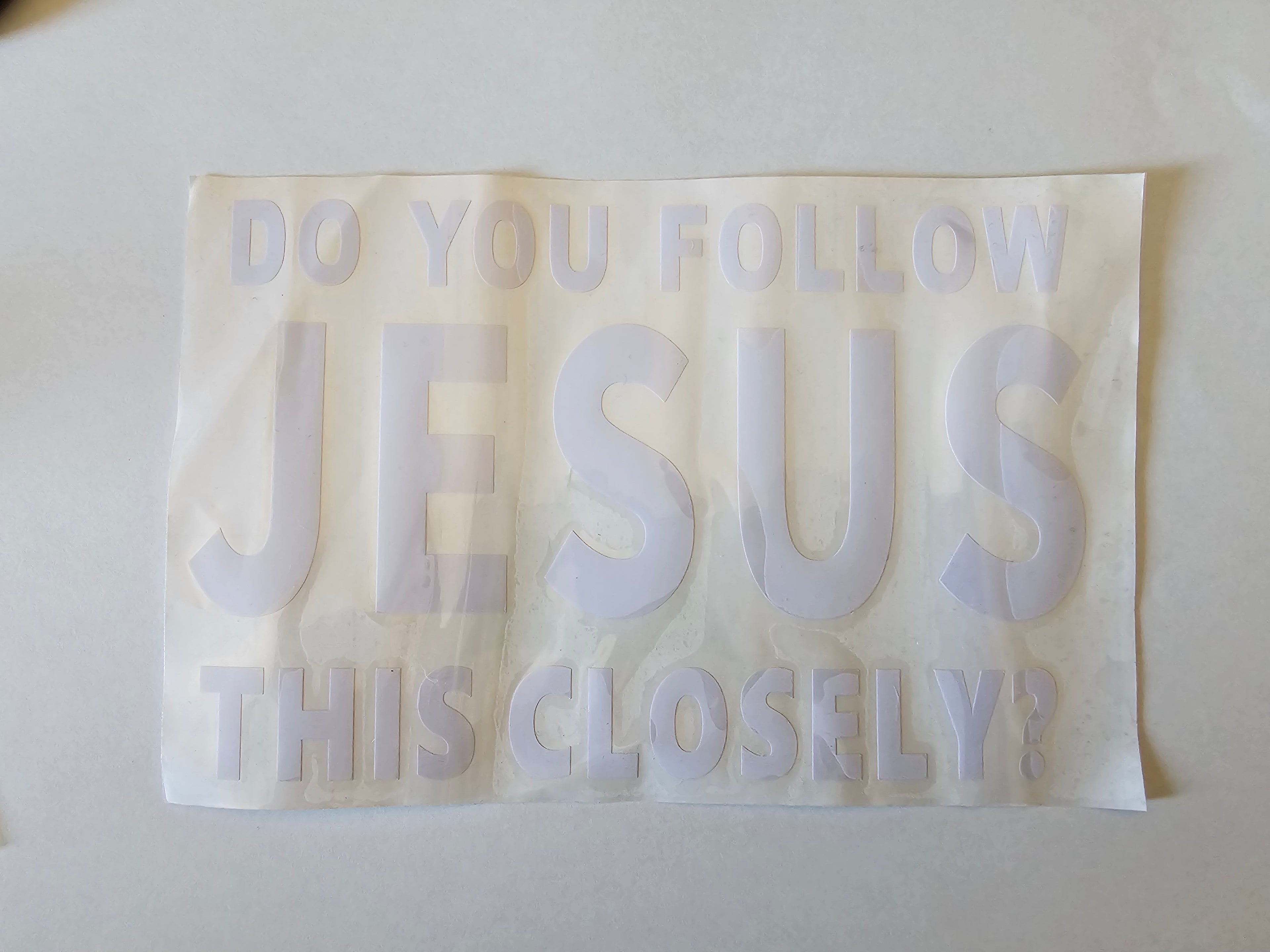 Jesus bumper stickers