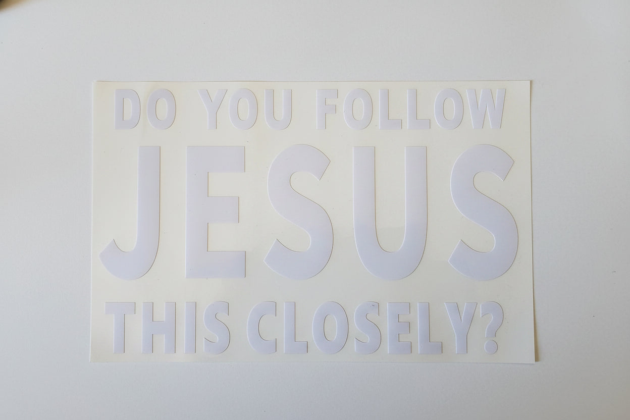 Jesus bumper stickers